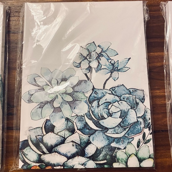 3 PIECE SET PLANT CANVAS ART WALL DECOR, BRAND NEW STILL IN PACKAGING - Picture 3 of 9